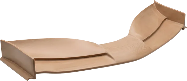 Kusursuz yüzey hassasiyeti gerektiren master modeller için CNC ile işlenmiş yüksek yoğunluklu poliüretan modelleme bloğu mühendislik parçası.