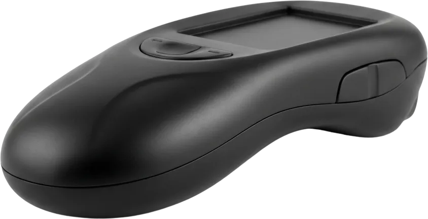 hizli-kaliplama-poliuretan-dokum-parca Vakum döküm tekniğiyle üretilmiş, enjeksiyon kalıplama kalitesinde pürüzsüz yüzeyli siyah elektronik cihaz gövdesi.