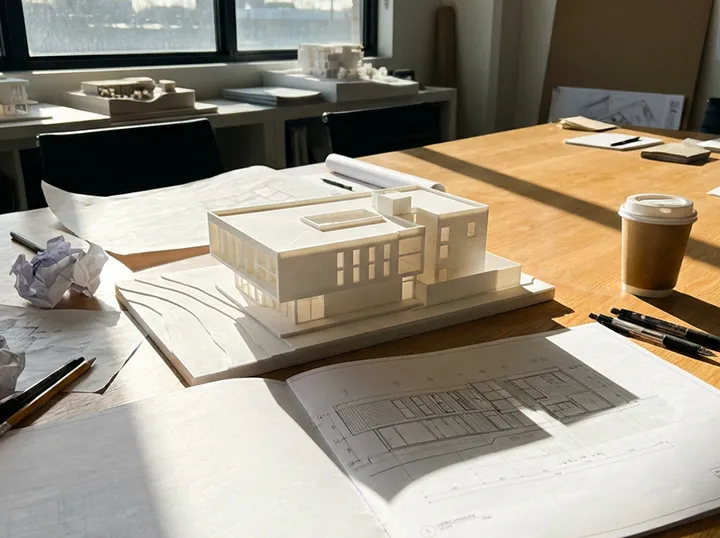 mimari-maket-3d-baski-hizmeti İnşaat projeleri ve mimarlık ofisleri için yüksek detaylı 3D baskı mimari maket ve kentsel modelleme hizmeti.