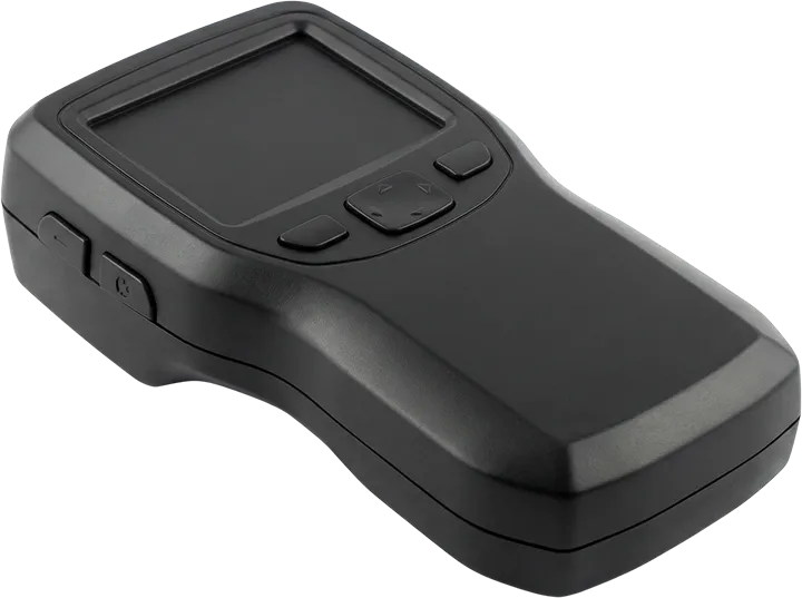 vacuum-casting-polyurethane-scientific-device-housing Ar-Ge son kullanıcı testleri için vakumlu kalıplama ile üretilmiş, enjeksiyon kalitesinde siyah bilimsel cihaz gövdesi.